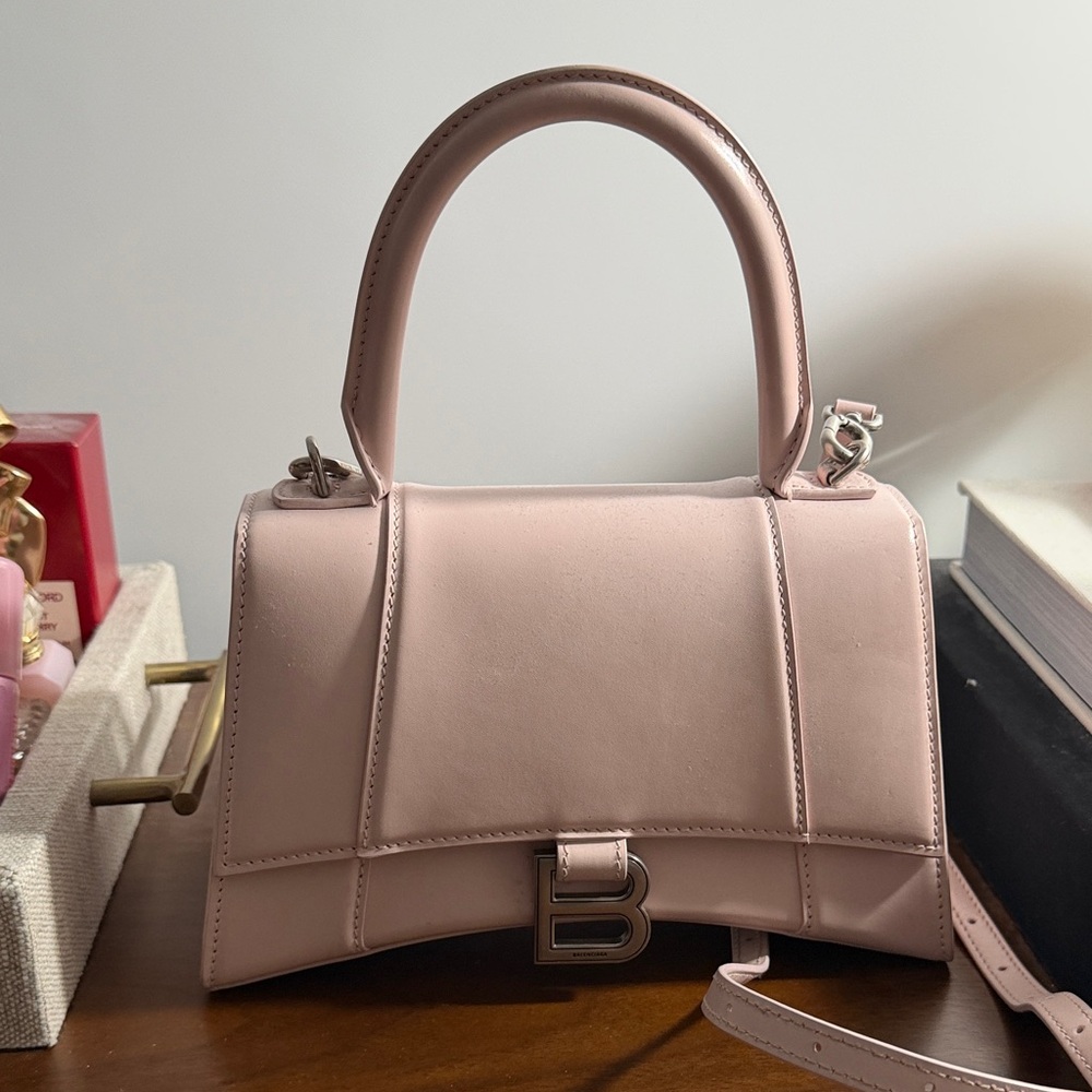 Balenciaga Blush Pink Hourglass Bag